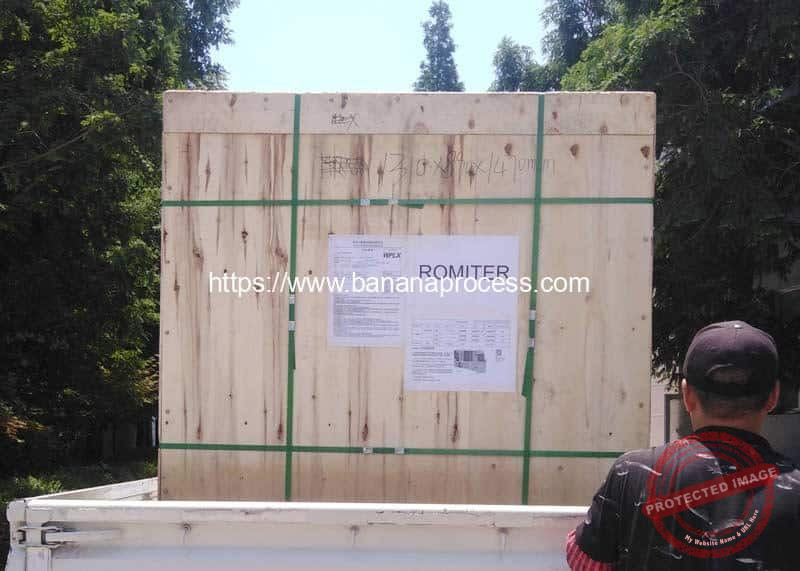 2024-Single-Inlet-Green-Banana-Peeling-Machine-Delivery-Plywood-Package-for-Nigeria-Customer